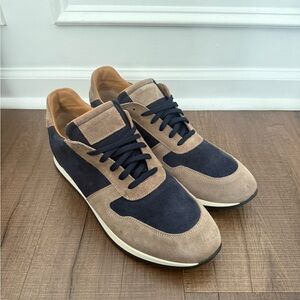 To Boot Men's Sneakers - Navy and Tan 12